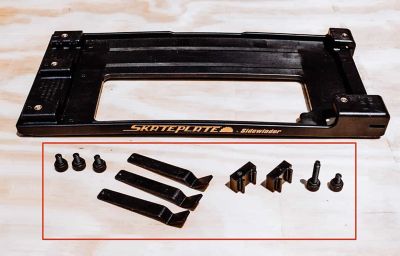 Image showing  Universal Assortment Replacement Power Saw Brackets and Screws Set