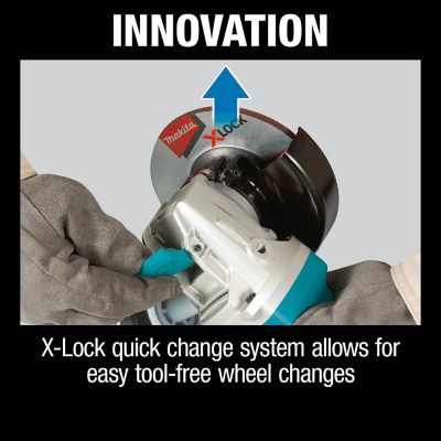 Image showing  4-1/2 in. Diameter 7.5A X-Lock Angle Grinder