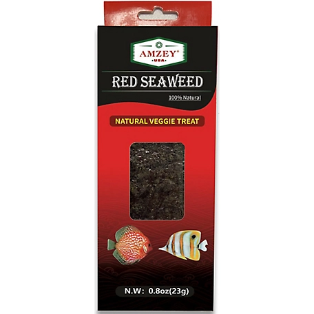 Amzey Red Seaweed Fish Food, 3-Pack