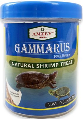 Amzey 2 Pack 2 oz Freeze Dried Jumbo Krill Fish Treat for Ornamental Fish,  Turtles 