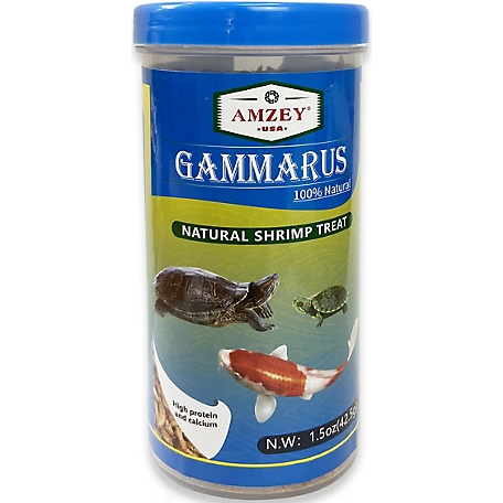 Amzey Sun-Dried Gammarus Fish Food, 1.5 oz.