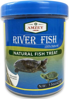 Amzey Dried River Fish Aquatic Pet Food, 1.5 oz.