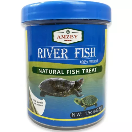 Amzey Dried River Fish Aquatic Food 1.5 oz. Fish Food