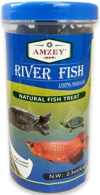 Amzey Dried River Fish Aquatic Pet Food, 2.3 oz.