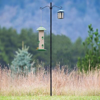 Image showing  78 in. Steel Bird Feeder Pole