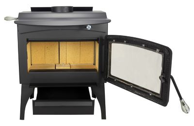 Image showing  2200 sq. ft. Wood Stove with Stainless Steel Ash Lip and Blower, GWS-1800-B