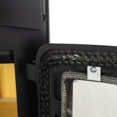 Image showing 6 th Pleasant Hearth 2200 sq. ft. Wood Stove with Stainless Steel Ash Lip and Blower, GWS-1800-B