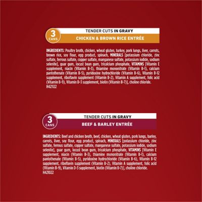 Image showing 5 th Purina ONE Tender Cuts in Gravy Chicken & Beef Variety Pack Wet Dog Food, 13 oz., 6 count