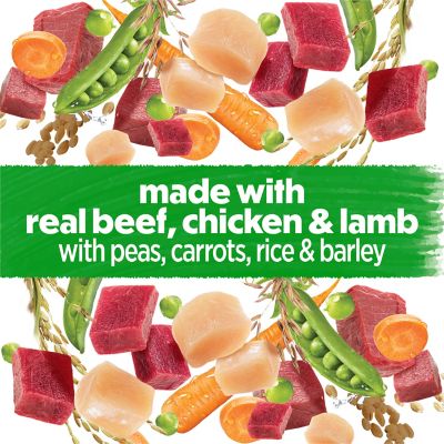 Image showing  Adult Chicken, Beef and Lamb in Gravy Recipe Wet Dog Food Variety pk., 10 oz., Pack of 12 Trays