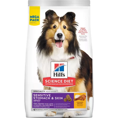 Hill's Science Diet Adult Sensitive Skin and Stomach Chicken Recipe Dry Dog Food 36 lb Bag Dry Dog Food