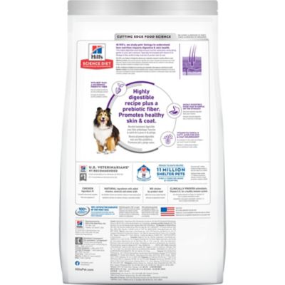Image showing  Adult Sensitive Stomach and Skin Chicken and Rice Recipe Dry Dog Food