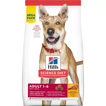 Hill's Science Diet Chicken and Barley Recipe for Medium/Large Breed Dogs Mega Pack Dry Dog Food 45 lbs Dry Dog Food