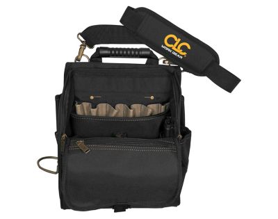 Image showing  9.5 in. x 11.6 in. 21-Pocket Zippered Professional Electrician's Tool Pouch