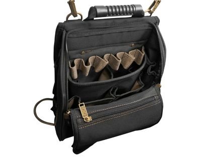 Image showing  9.5 in. x 11.6 in. 21-Pocket Zippered Professional Electrician's Tool Pouch