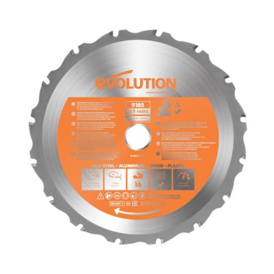 Evolution 7-1/4 in. Tungsten Carbide-Tipped Multi-Material Miter Saw Blade -  RAGEBLADEX