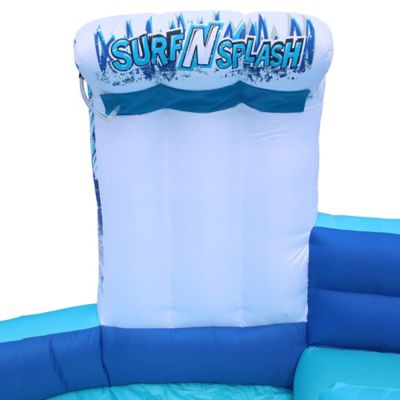 Image showing  Surf 'N Splash Water Park Slide with Basketball Hoop