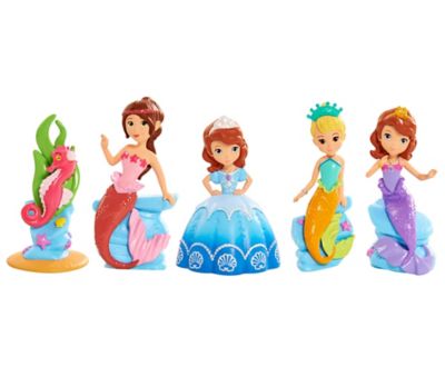 Disney Junior Sofia the First Royal Friends Underwater Adventure Deluxe Figure Toy Set, Mermaids