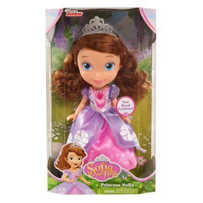 disney junior 10.5 in. sofia the first princess sofia doll with crystal purple dress