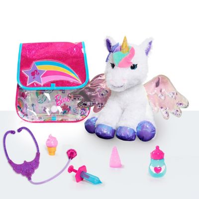 childrens toys Girls 9cs Set Pink Unicorn and Fairy Friends play set 