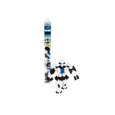 Plus-Plus Robot Assortment Building Set, Mini-Maker Tube, 70 pc.