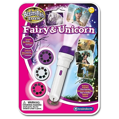 Brainstorm Toys Fairy and Unicorn Torch Flashlight and Projector