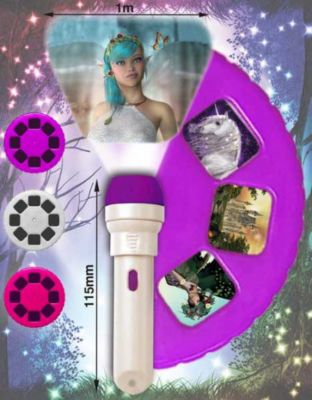Image showing 7 th Brainstorm Toys Fairy and Unicorn Torch Flashlight and Projector