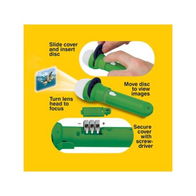 Image showing  Sea Creatures Flashlight and Projector STEM Toy with 24 Color Sea Life Images