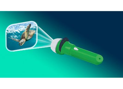 Image showing  Sea Creatures Flashlight and Projector STEM Toy with 24 Color Sea Life Images