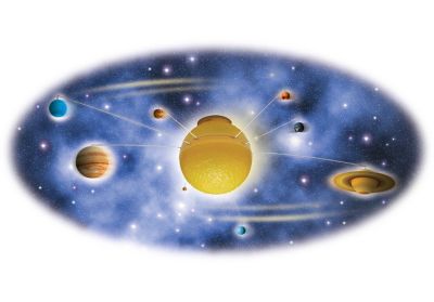 Image showing  My Very Own Solar System Mobile Toy, 33 in., STEM Toy