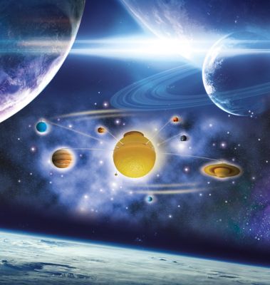 Image showing 6 th Brainstorm Toys My Very Own Solar System Mobile Toy, 33 in., STEM Toy