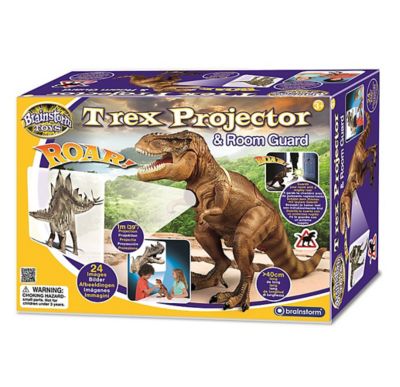 Brainstorm Toys T-Rex Projector and Room Guard, 24 Images, Guards Your Room with a Mighty Roar