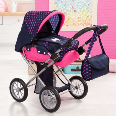 Image showing  Baby Doll City Star Pram, Polka Dots