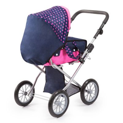 Image showing  Baby Doll City Star Pram, Polka Dots