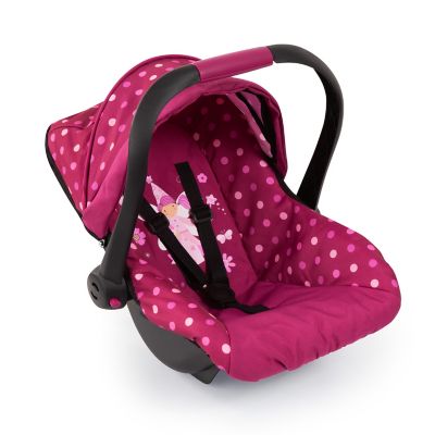 Image showing  Baby Doll Deluxe Car Seat with Canopy, Polka Dots