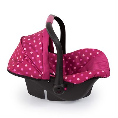 Image showing  Baby Doll Deluxe Car Seat with Canopy, Polka Dots
