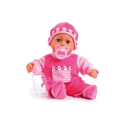 Bayer 15 in. First Words Baby Doll, Pink