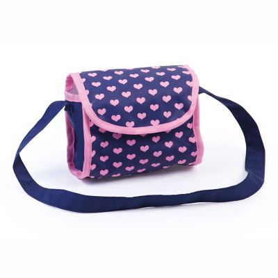 Image showing 5 th Bayer Baby Doll Trendy Pram Stroller, Navy/Pink