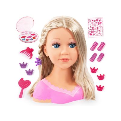 Bayer Charlene Super Model Styling Head Pretend Play Toy, Blonde