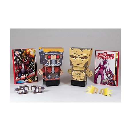 Pulp Heroes Snap Bots Pull-Back Marvel 3D Figure Pack, 2-Pack
