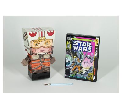 Pulp Heroes Snap Bots Pull-Back Star Wars 3D Luke Skywalker Figure
