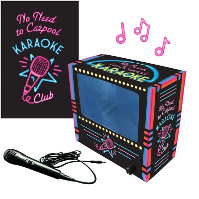 Muy Pop No Need to Carpool Karaoke Set, Works with Mobile Phone