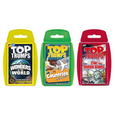 Top Trumps Explore Our World Card Game Bundle