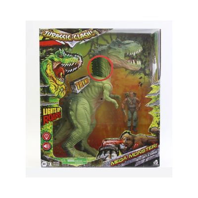 Jurassic Clash Mega Monster! Dino Figure Set