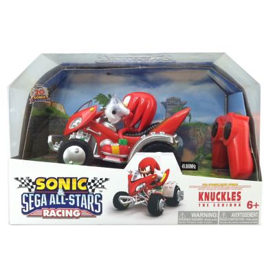 Image showing  Sonic and Sega All Stars Racing Remote-Controlled Knuckle ATV Car Toy with Lights