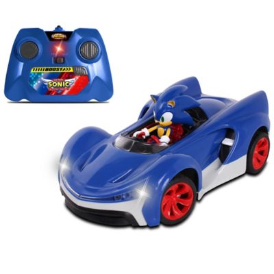 NKOK Sonic Team Racing Radio-Controlled Sonic the Hedgehog Race Car Toy with Turbo Boost