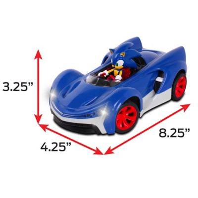 Image showing  Sonic Team Racing Radio-Controlled Sonic the Hedgehog Race Car Toy with Turbo Boost