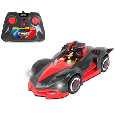 NKOK Sonic Team Racing Radio-Controlled Race Car Toy Shadow the Hedgehog with Turbo Boost