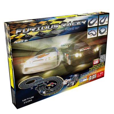 Golden Bright Battery Operated Furious Racer Road Racing Slot Car Toy Set Over 7 Ft Of Track 6030 At Tractor Supply Co