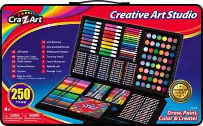 Cra-Z-Art Creative Art Studio Kit, 250 pc.