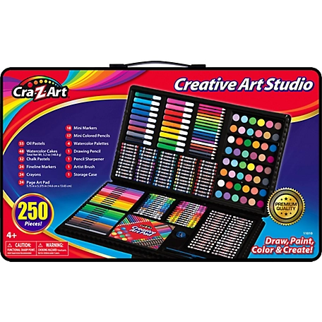Cra-Z-Art Creative Art Studio Kit, 250 pc.